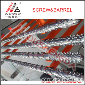 HDPE Extruder Bimetallic Single Screw Barrel for PE/PP/HDPE/LDPE Film